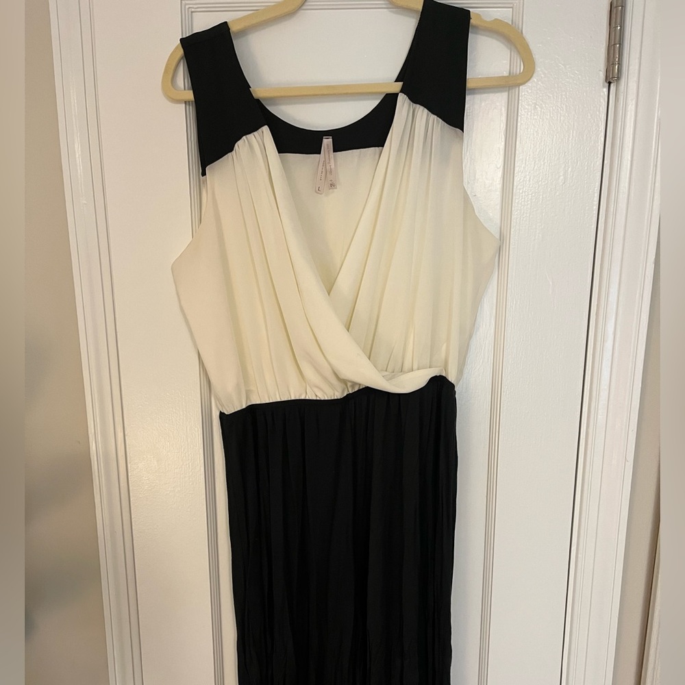 Black and white jumpsuit